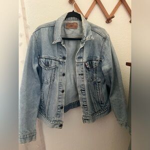 Vintage red tag denim jacket